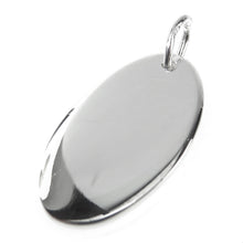 Load image into Gallery viewer, Oval Silver Charm
