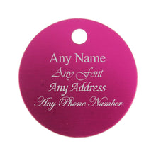 Load image into Gallery viewer, Extra large Pet Tag - 1.5 inches Round
