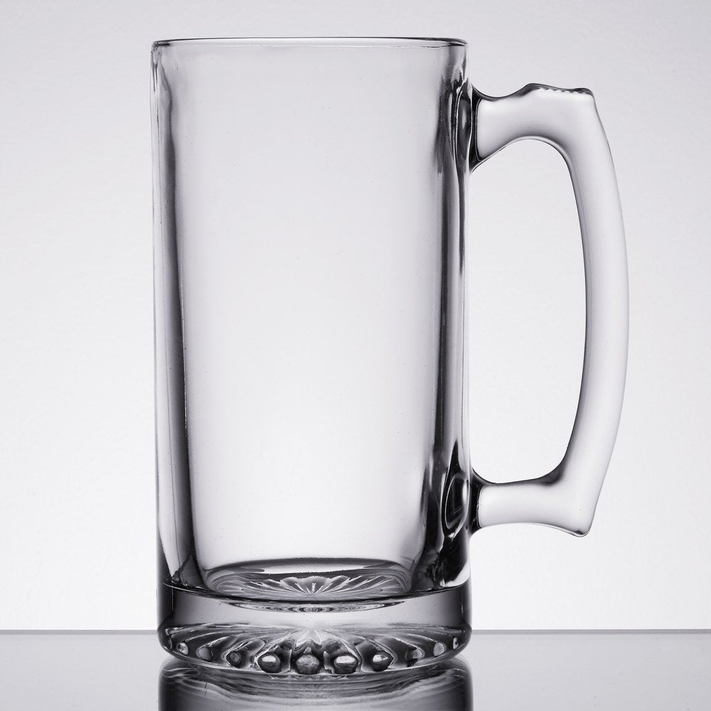 Glass Beer Stein with Handle