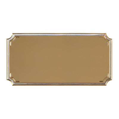 Gold Notched Engraving Plate, 2