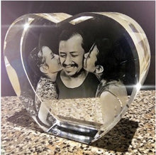 Load image into Gallery viewer, Heart Shaped 3 D Photo Art
