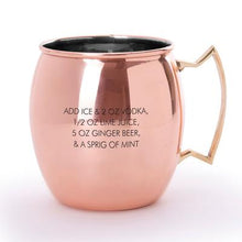 Load image into Gallery viewer, Moscow Mule Copper Mug | Winnipeg gift shop | Winnipeg engraver | Gift shop in Winnipeg | Gift shop in Canada
