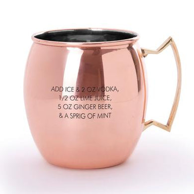 Moscow Mule Copper Mug | Winnipeg gift shop | Winnipeg engraver | Gift shop in Winnipeg | Gift shop in Canada