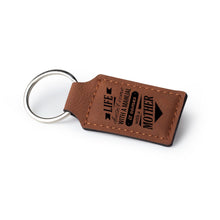 Load image into Gallery viewer, Leather Key Chain - Chestnut or Black

