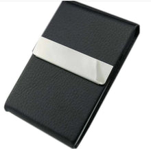 Load image into Gallery viewer, Black Leather Executive Business Card holder
