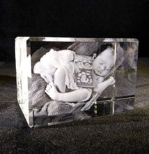 Load image into Gallery viewer, Crystal 3d rectangle photo cube gift | Buy Online in Canada

