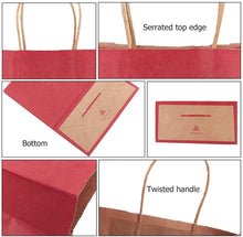 Load image into Gallery viewer, Red Kraft Paper Gift Bag
