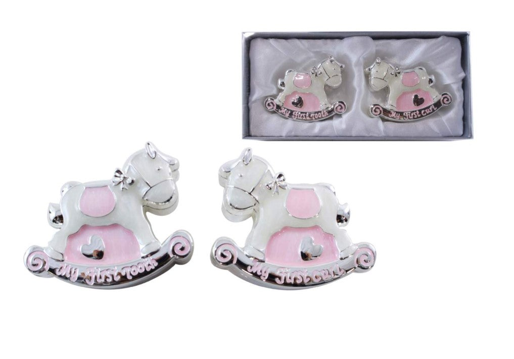 PINK ROCK'G HORSE TOOTH&CURL BOX