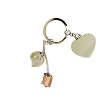 Load image into Gallery viewer, Rose Keychain- Rose Gold
