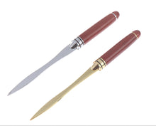 Load image into Gallery viewer, Rose Wood Letter Opener - Silver or Gold
