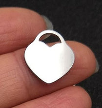 Load image into Gallery viewer, Stainless Steel Love Heart Charms
