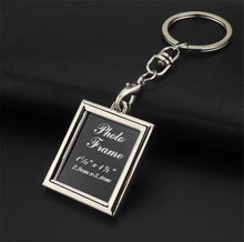 Load image into Gallery viewer, Silver Photo Key Chain-large Square
