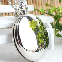 Load image into Gallery viewer, Silver Shiny pocket watch 
