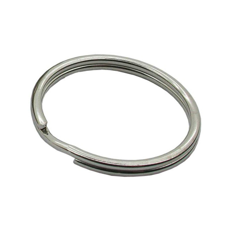 Split Ring Nickel 28 mm or 1.10 inches