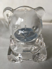 Load image into Gallery viewer, Glass Teddy bear tealight holder
