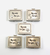 Load image into Gallery viewer, My Wish For You…” Pewter Hinged Keepsake Box
