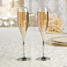 Load image into Gallery viewer, Wedding toast glasses, champagne glasses, wedding toast glasses online, champagne glasses online, wedding toast glasses online in Canada, wedding toast glasses in Winnipeg, Online glasses, toast glasses online, but wedding toast glasses, buy champagne glasses
