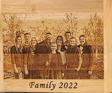 Custom Wood Photo Portrait- 3 sizes BAMBOO | Custom wood potrati | Wood potraits online | Gift shop in Canada | Gift shop in Winnipeg