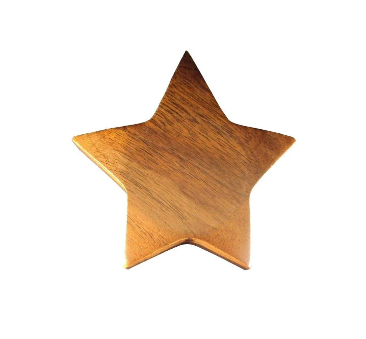 Walnut Paperweight - Star