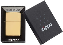 Load image into Gallery viewer, Zippo Solid Brass Lighter
